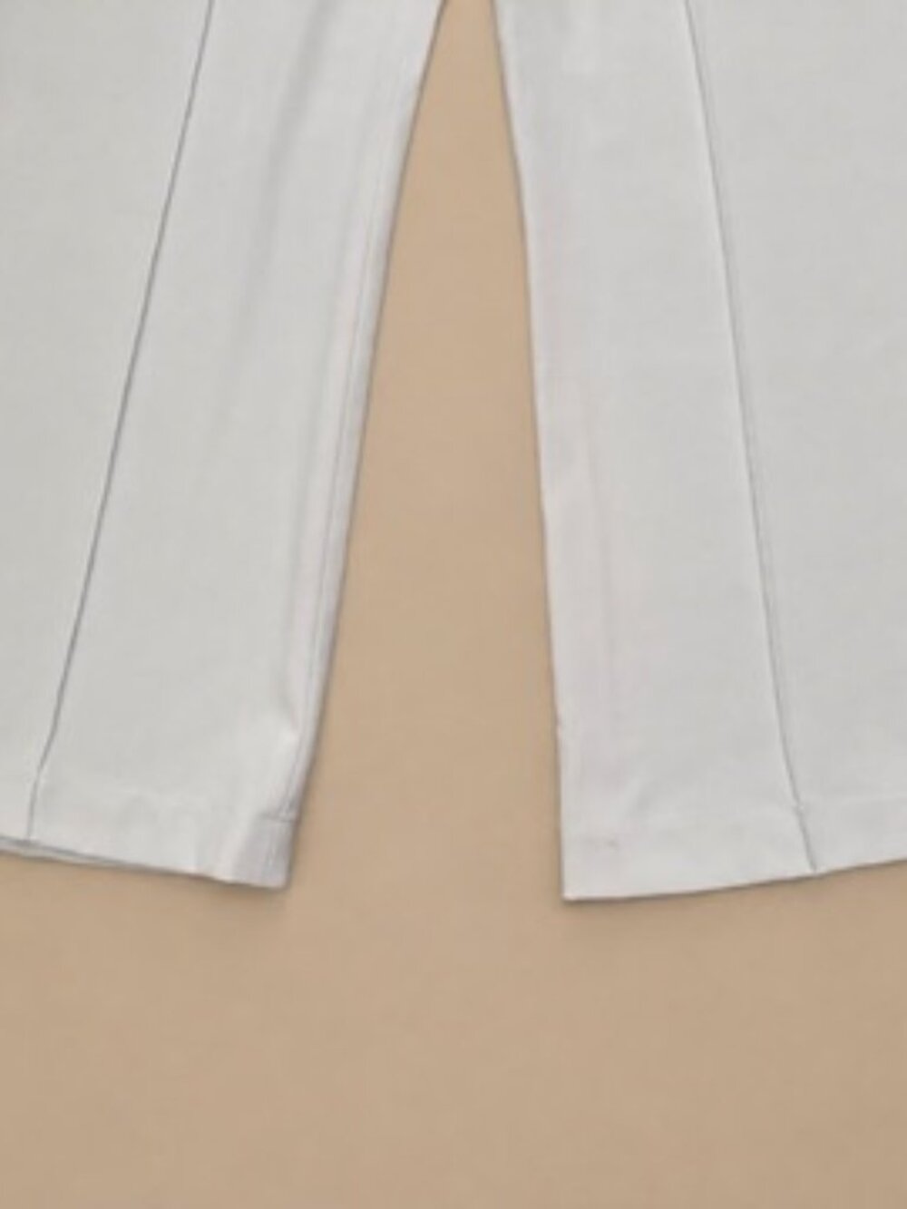Alice + Olivia Dylan White High Rise Wide Leg Petite Pants - Picture 4 of 15